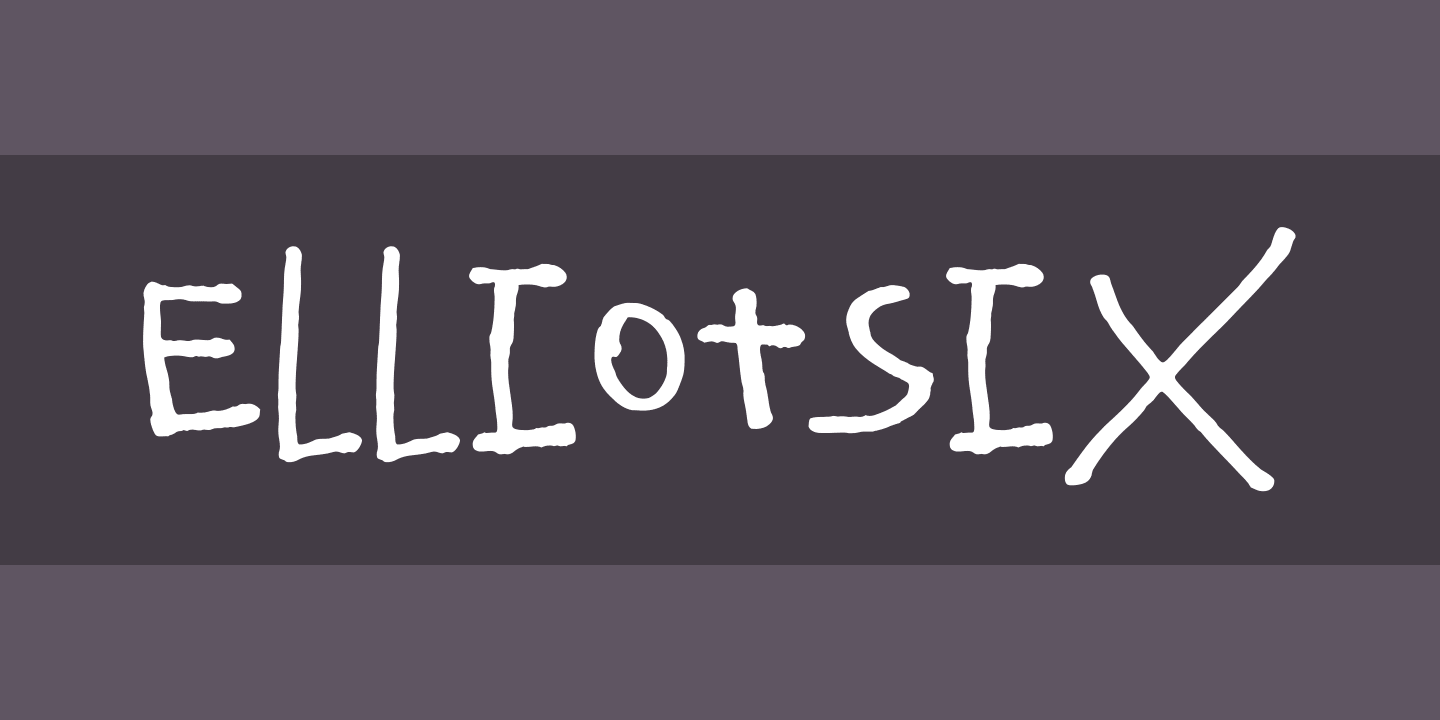 Font ElliotSix